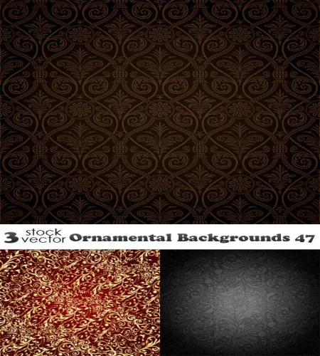 تحميل خلفيات فيكتور منوعه Vectors - Ornamental Backgrounds 47