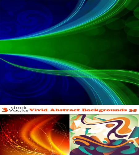 تحميل خلفيات مميزه Vectors - Vivid Abstract Backgrounds 35