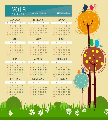 تصميم تقويم 2018 رائع وجميل ملف مفتوح تصميم تقويم 2018 رائع وجميل ملف مفتوح