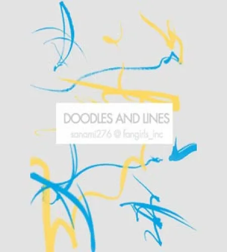 فرش فوتوشوب خطوط Lines and doodles