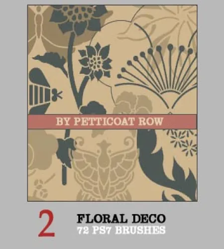 فرش فوتوشوب ورود منوعه Floral Deco