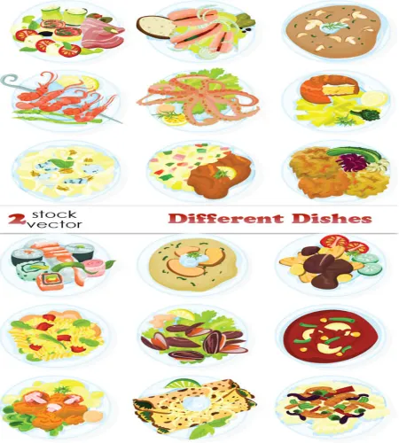 تصميم اطباق طعام مذهله Different Dishes
