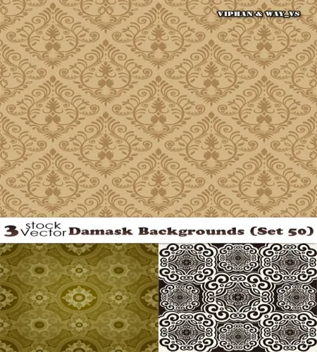 تحميل خلفيات نقش رائعه Damask Backgrounds (Set 50)