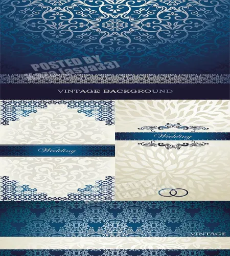 تحميل خلفيات فيكتور Wedding invitations 4