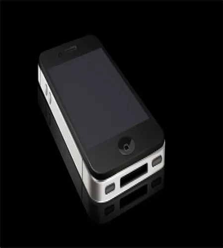 ملف مفتوح ايفون ثلاثي الابعاد PSD - 3D View iPhone