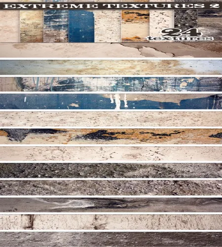 خامات فوتوشوب ترابيه Designtnt - Extreme Textures Set 2