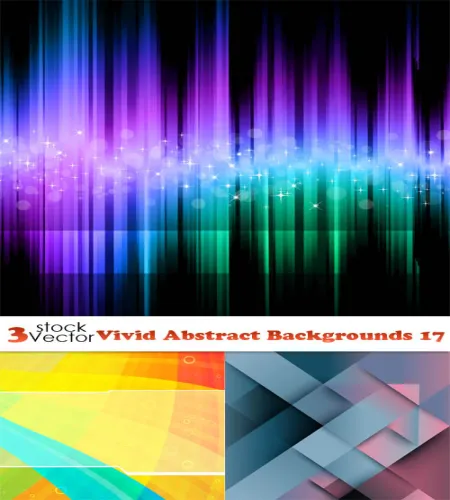 تحميل خلفيات فيكتور Vectors - Vivid Abstract Backgrounds 17