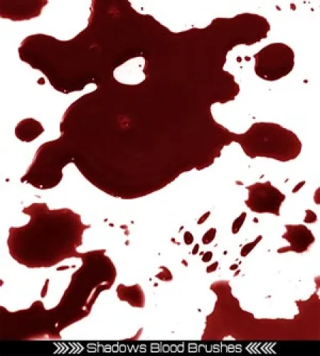 فرش فوتوشوب بقع دم Blood Brushes