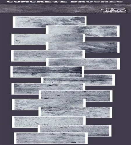 فرش فوتوشوب ترابيه روعه Concrete PS Brushes Set 1