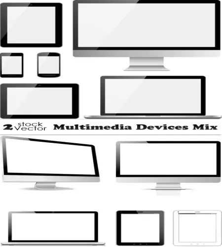 تصميم شاشات مختلفه روعه Multimedia Devices Mix
