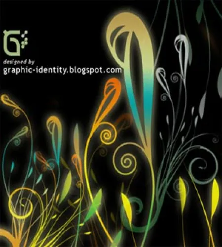 تحميل فرش فوتوشوب ورود ضوئيه مميزه Fantasy Floral