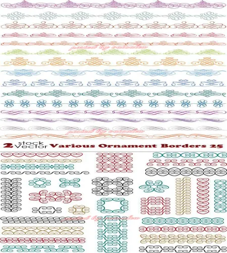 اطارات مميزه Various Ornament Borders 25
