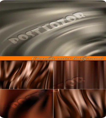خلفيات شوكلاته فيكتور Vectors - Chocolate vector backgrounds