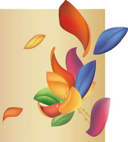 تصميم زهرة اللوتس فيكتور Lotus Flower Vector