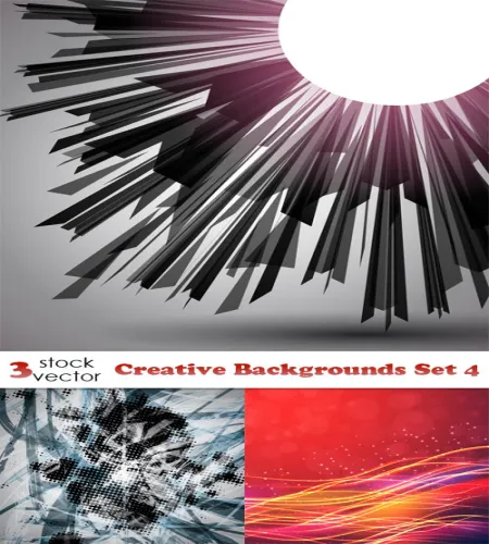 خلفيات جميله ابداعيه Creative Backgrounds Set 4