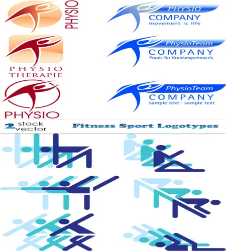 تحميل شعارات فيكتور رياضيه Vectors - Fitness Sport Logotypes