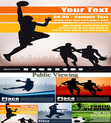 تحميل فيكور رياضي Vectors - Public Viewing