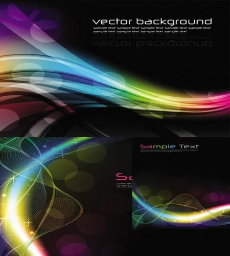تحميل خلفيات فيكتور مميزه Vectors - City glow streamline background