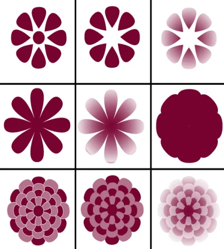 تحميل وتنزيل فرش فوتوشوب زهور 9 flower brushes