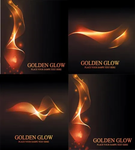 تحميل فيكتور ذهبي vector - Super bright golden light vector