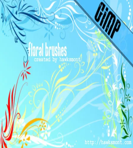 فرش جيمب ورود مميزه gimp Floral I 