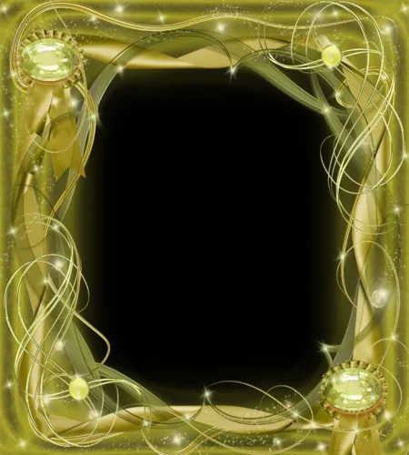 اطار وبرواز ذهبي ملف مفتوح Golden Frame psd