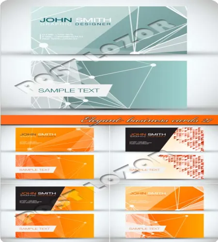 تصميم بطاقات اعمال انيقه Elegant business cards 27