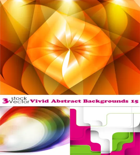 تحميل خلفيات فيكتور Vectors - Vivid Abstract Backgrounds 15