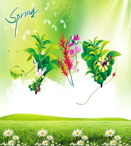 ملف مفتوح جميل ورود وحقول PSD Source - Spring 2013 Vol.8