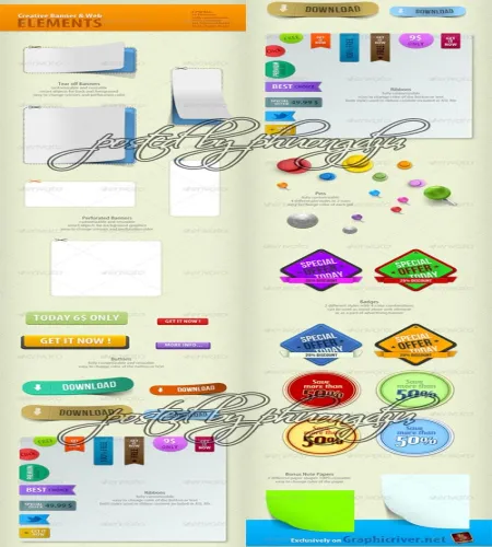 بنرات جاهزه Creative Banner And Web Elements