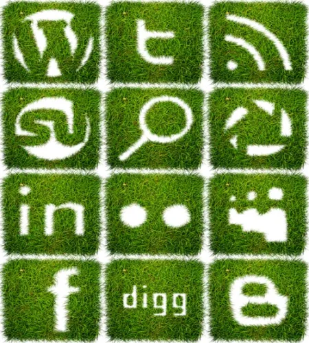 تحميل ايقونات عشبيه Grass Icons set