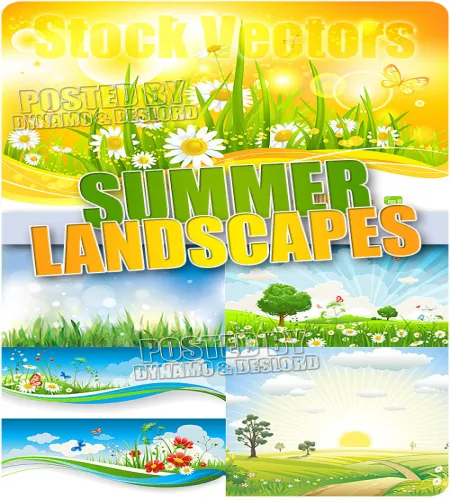 ستوكات فيكتور طبيعيه Summer landscapes ستوكات فيكتور طبيعيه Summer landscapes