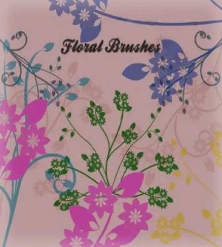 فرش زهور و ورود floral brushes رهيبه تحميل مباشر