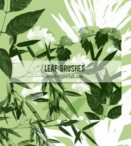 تحميل فرش فوتوشوب اوراق Free Leaf Brushes