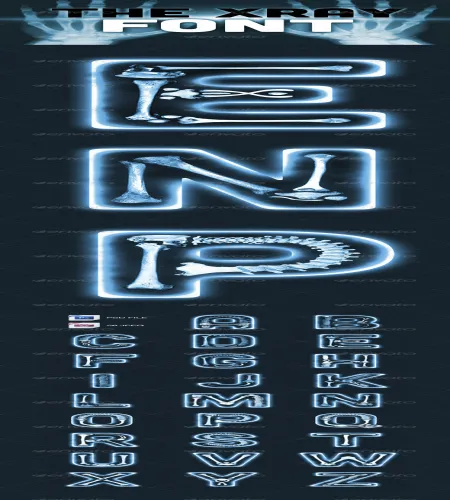 تحميل خطوط اشعه The X-Ray Font