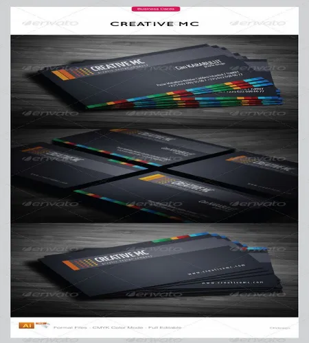 تحميل ملف مفتوح بطاقات اعمال Corporate Business Cards 145