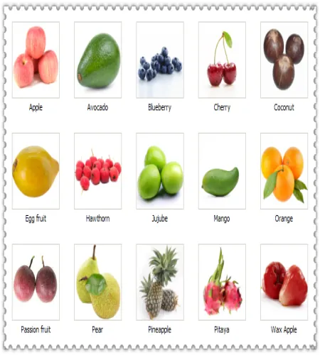 تحميل وتنزيل فرش الفواكه Seasonal Fruits Brushes by Jiangsir