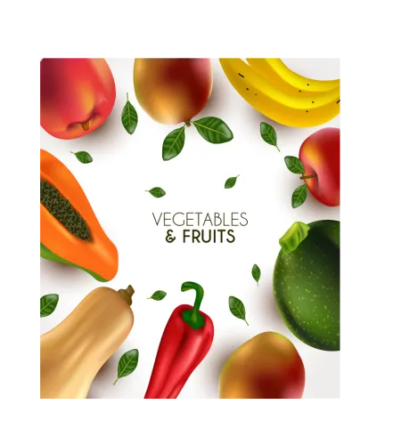 تصميم خضروات وفواكه منوعه Fruits & Vegetables Mix