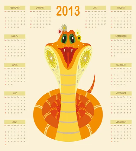 تحميل تقويم 2013 فيكتور رائع ومميز calendar