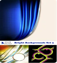 تحميل خلفيات فيكتور رائعه Vectors - Bright Backgrounds Set 3