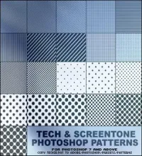 باترن نقط باترن منقط وخطوط جميله Screentone Photoshop Pattern