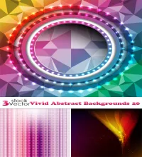 تحميل خلفيات فيكتور رائعه Vectors - Vivid Abstract Backgrounds 20