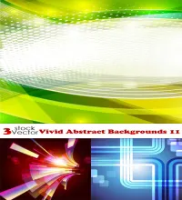 تحميل خلفيات فيكتور Vectors - Vivid Abstract Backgrounds 11