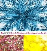 خلفيات vivid المشهوره Vectors - Vivid Abstract Backgrounds 46