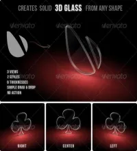 تصاميم زجاجيه ثلاثية الابعاد 3D Glass Maker