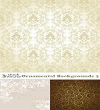 تحميل خلفيات فيكتور Vectors - Ornamental Backgrounds 3