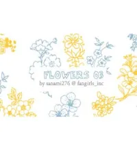 فرش فوتوشوب ورود flower brushes