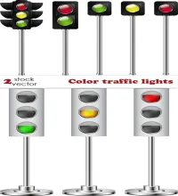 تصميم اشارات مرور منوعه Color traffic lights