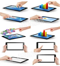 تحميل فيكتور تابلت رائع Vectors - Tablet PC & hands