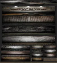 تحميل خامات فوتوشوب روعه Textures - Urban Stage Metal Floor Set